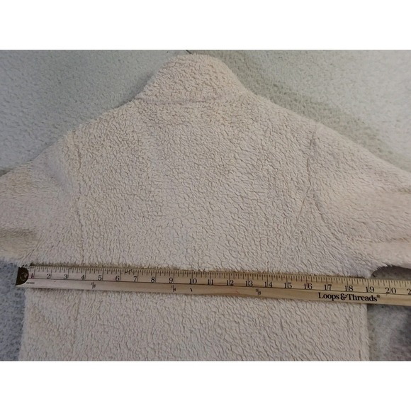 Patagonia Los Gatos 1/4 Zip Fleece Pullover Women's Small Beige Jacket 25235 - Picture 7 of 10